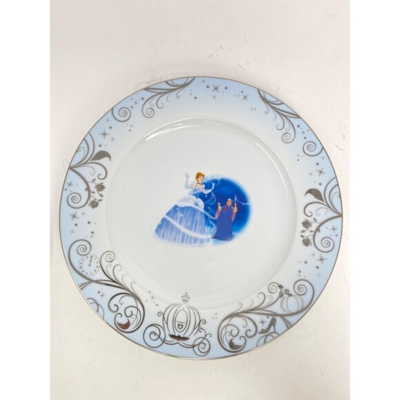 NEW Zrike 2 pc set Disney Princess Fairy Cinderella Dinner Plate and Cereal Bowl - Picture 9 of 9
